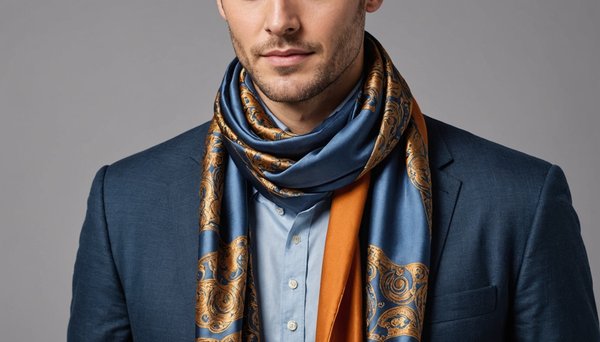 Foulard carré en soie homme : l'accessoire chic incontournable
